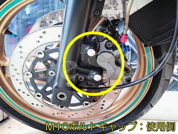 画像6: M10 ボルトキャップ スクリュー キャップボルトカバー メッキ 六角穴付きボルト 用カバー 1個売り (6)