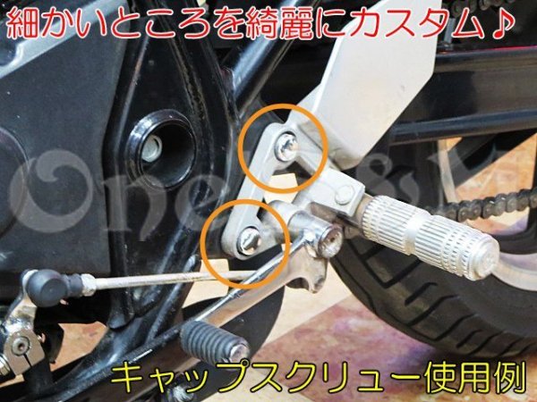 画像8: M10 ボルトキャップ スクリュー キャップボルトカバー メッキ 六角穴付きボルト 用カバー 1個売り (8)