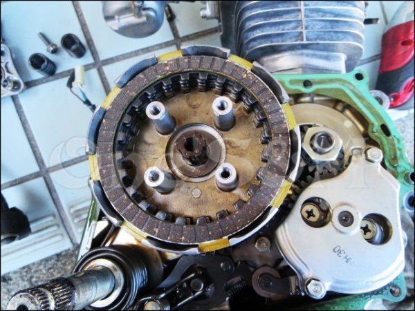 画像3: APE50 エイプ50 XR50モタード対応 クラッチ板 フリクションプレート 3枚Set (3)