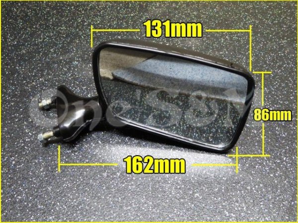 画像4: カフェミラー ロケットカウル カウル用 後方確認ミラー 左右セット (4)