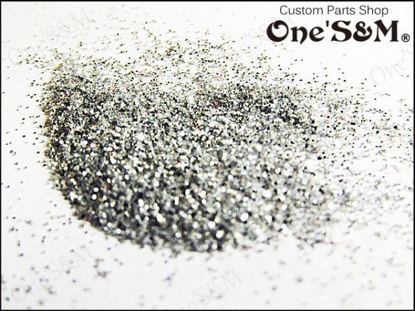 画像8: 【送料込み】高品質 50g 六角ラメフレーク 塗装 0.2mm カラー:シルバー (8)
