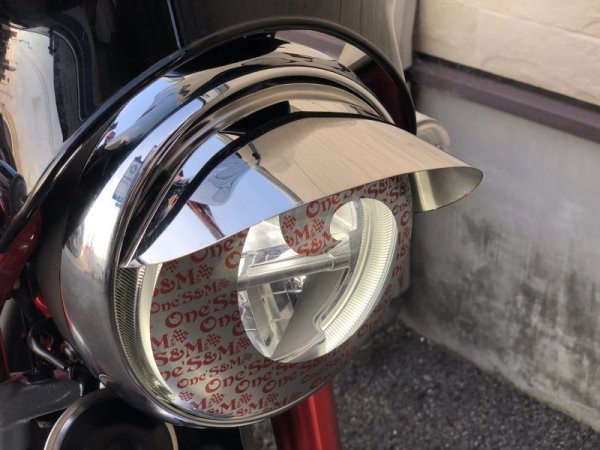 画像10: 180π ピヨピヨ ヘッドライトバイザー大 単車用 or  小 ４Mini用 (10)