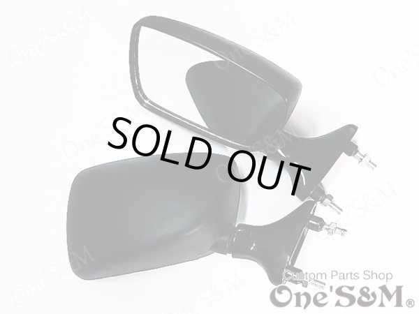 画像3: カフェミラー ロケットカウル カウル用 後方確認ミラー 左右セット (3)