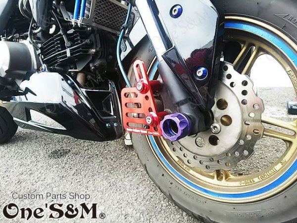 画像7: アウトレット キャリパーガード CNC アルミ削り出し アルマイト加工済み (7)