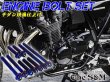 画像2: CB1100 SC65 2017~2018 専用 エンジンボルト チタンカラーボルト 41本set フランジボルト (2)