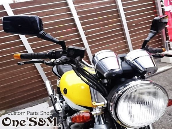 画像10: アウトレット スタンダード type ミラー 正ネジ10mm 正ネジ8mm ミラーアダプター付 (10)