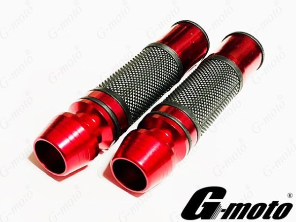 画像5: G-moto製 アルミ製 ハンドル バーエンド一体型グリップ　アルミグリップ (5)