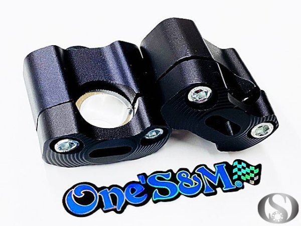 画像5: アウトレット アルミ製 ３ｃｍUP ハンドルクランプキット ハンドルクランプ (5)