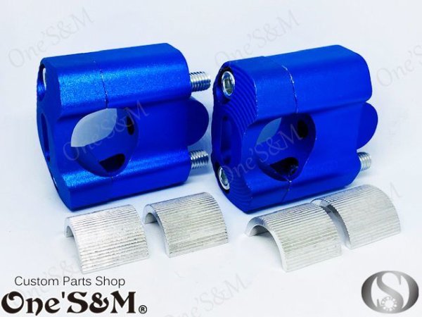 画像18: アウトレット アルミ製 ３ｃｍUP ハンドルクランプキット ハンドルクランプ (18)