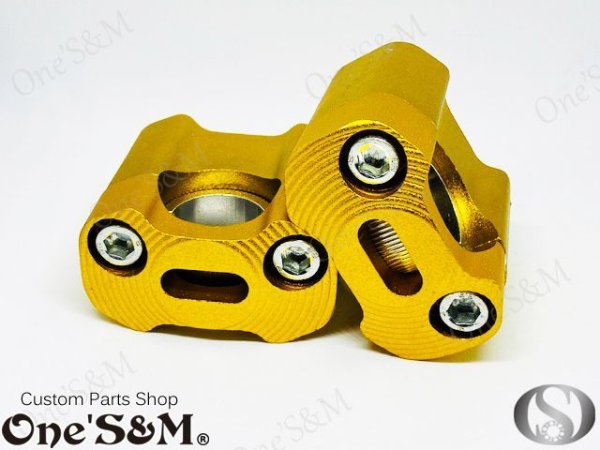 画像13: アウトレット アルミ製 ３ｃｍUP ハンドルクランプキット ハンドルクランプ (13)