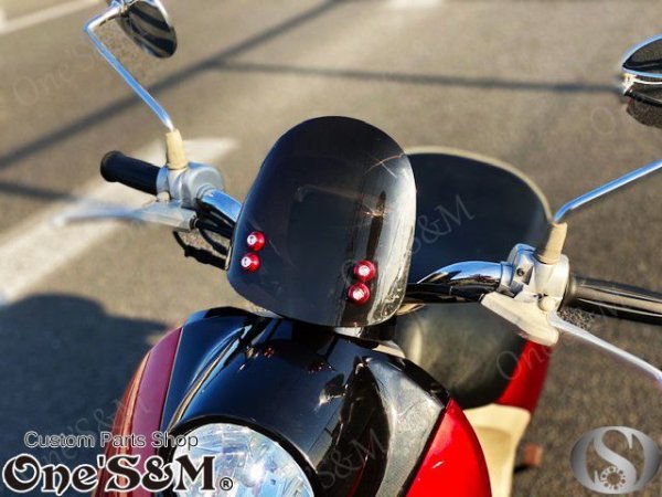 画像2: ビーノ VINO メーター スクリーン バイザー SA26J SA37J (2)