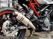 画像9: スリップオン化用 変換リンク エンドパイプ 中間パイプ 変換アダプター KTM 125DUKE 250DUKE 390DUKE 2017〜2020年式用 (9)