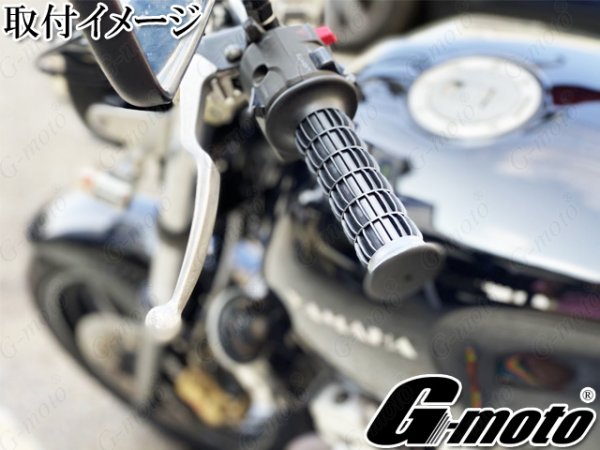画像6: G-moto Z1 Z2 Type クラシックグリップ 7/8インチ 22.2φ 単車 汎用 (6)