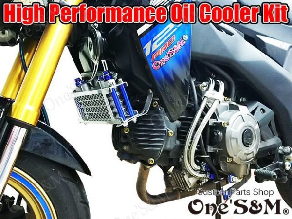 画像9: オイルクーラー 取出し用 サンドイッチブロック Z125Pro (9)