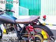 画像9: 【送料込み】SR400 SR500 汎用 バーチカル カフェシート セミダブル スタッド付き ブラウン タックロールシート (9)