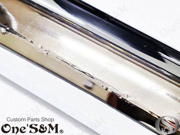 画像5: アウトレット特価 NEW 爆音管 メッキorアイアンブラック メガホンマフラー インナーサイレンサー付 50.8φ 汎用メガホン (5)