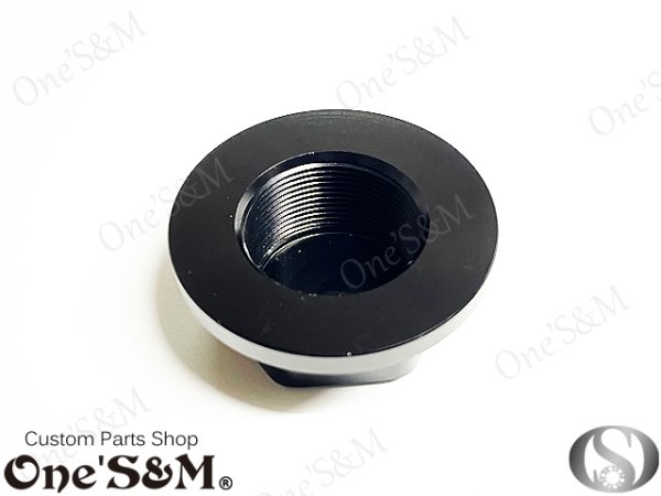 画像4: ステアリングステムナット CNC削出し ステムナット M22 P1.0 (4)