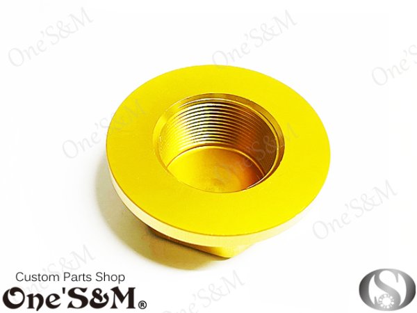 画像12: ステアリングステムナット CNC削出し ステムナット M22 P1.0 (12)