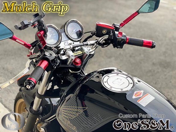 画像18: マルチグリップ バーエンド カラー選択可能 22.2φ 7/8インチ 汎用 (18)