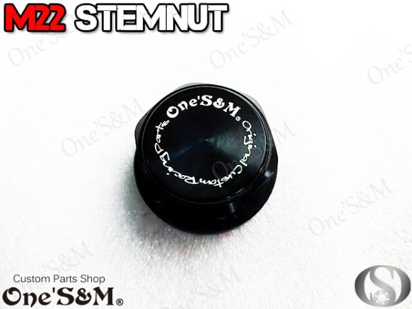 画像7: NEW ステアリングステムナット ＣＮＣ削出し ステムナット M22 P1.0 (7)