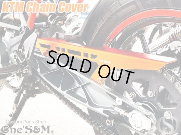 画像12: KTM DUKE アルミ チェーンカバー KTM 390DUKE 250DUKE 125DUKE (12)