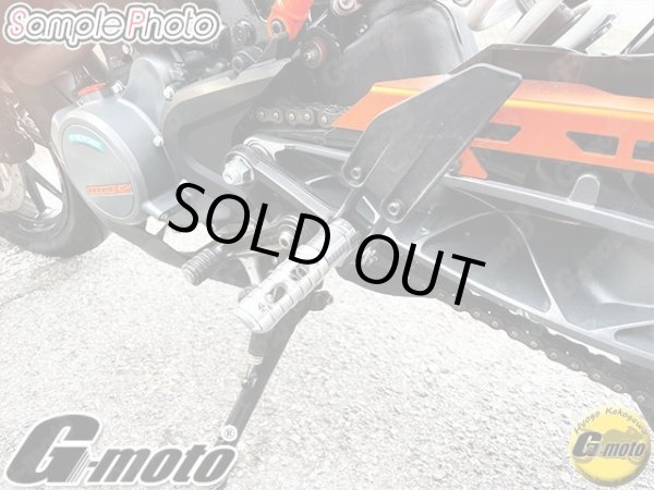 画像5: G-moto製 刻印入 KTM 125DUKE (2017) KTM 250 390 DUKE 全年式対応 限定オリジナルモデル アルミ製 マルチポジションステップ メイン フロント グレー (5)