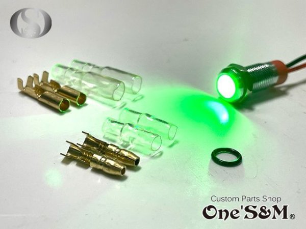 画像3: 最新！ 12V M8 LED インジケーターランプ (3)