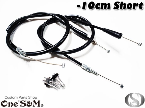 画像2: CBX400F純正スイッチボックス専用  XワイヤーII フルセット ブラック (2)