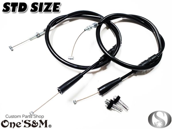 画像4: CBX400F純正スイッチボックス専用  XワイヤーII フルセット ブラック (4)