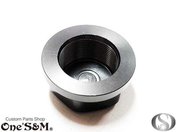 画像17: NEW ステアリングステムナット ＣＮＣ削出し ステムナット M22 P1.0 (17)
