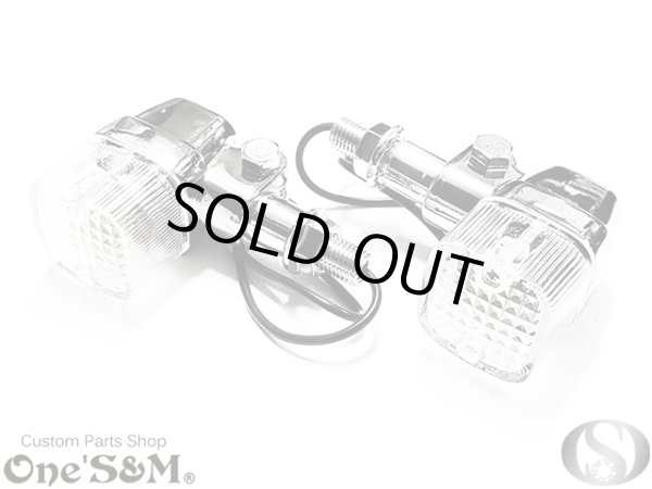 画像5: アウトレット特価品 クリスタルレンズ LED ステルスクリア 角型ウィンカー ２個Set (5)