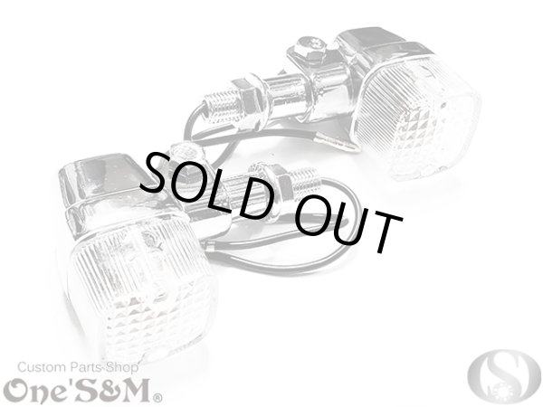 画像6: アウトレット特価品 クリスタルレンズ LED ステルスクリア 角型ウィンカー ２個Set (6)