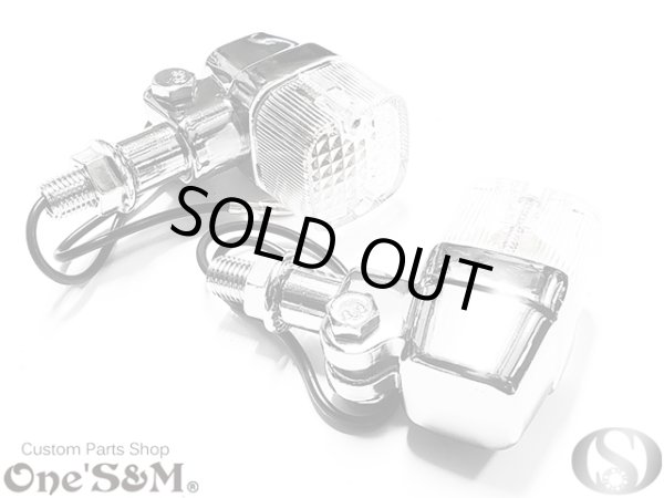 画像7: アウトレット特価品 クリスタルレンズ LED ステルスクリア 角型ウィンカー ２個Set (7)