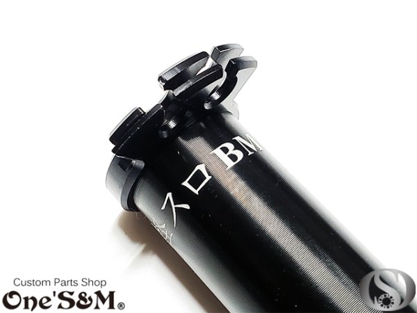 画像5: 1年保証付き 高品質アルミ製 ブラックアルマイト仕上げ NEW 軽スロBM  初期GT250 GT380 RG250 GSX250E GSX400E系専用 (5)