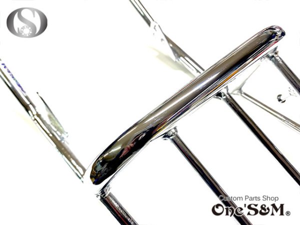 画像5: 第四ロット アウトレット品 メッキ リアキャリア ウインカーステー ケツアゲ機能付き ワンズ製 オリジナル GT380 サンパチ 前期 後期対応 (5)