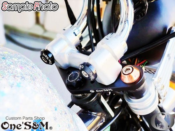 画像7: NEW モンキー ゴリラ ダックス用 CNC トップブリッジ オマケステムナット付き アルミトップブリッジSP (7)