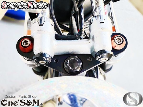 画像8: NEW モンキー ゴリラ ダックス用 CNC トップブリッジ オマケステムナット付き アルミトップブリッジSP (8)