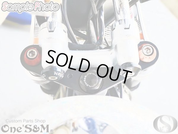 画像9: 最新! モンキー ゴリラ ダックス用 CNC トップブリッジ オマケステムナット付き アルミトップブリッジSP (9)