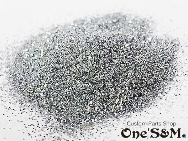 画像10: 【送料込み】高品質 50g 六角ラメフレーク 塗装 0.2mm カラー:シルバー (10)