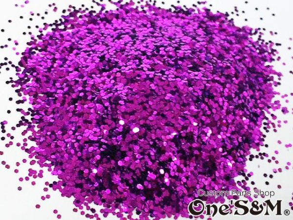 画像5: 【送料込み】高品質六角ラメ フレーク 50g 塗装 カラー:パープル (5)