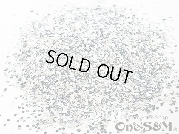 画像6: 【送料込み】高品質六角ラメ フレーク 50g カラー:シルバー 0.5mm (6)