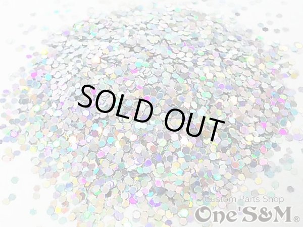 画像5: 【送料込み】高品質ラメ フレーク 50g 塗装 カラー：レインボー 1mm (5)