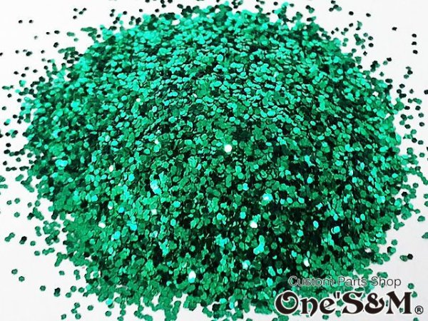 画像5: 【送料込み】高品質六角ラメ フレーク 50g 塗装 カラー:緑 (5)