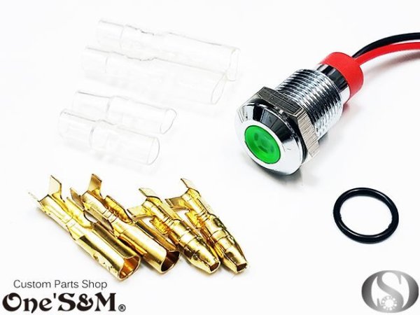 画像7: 最新! 12V M10 LED インジケーターランプ (7)