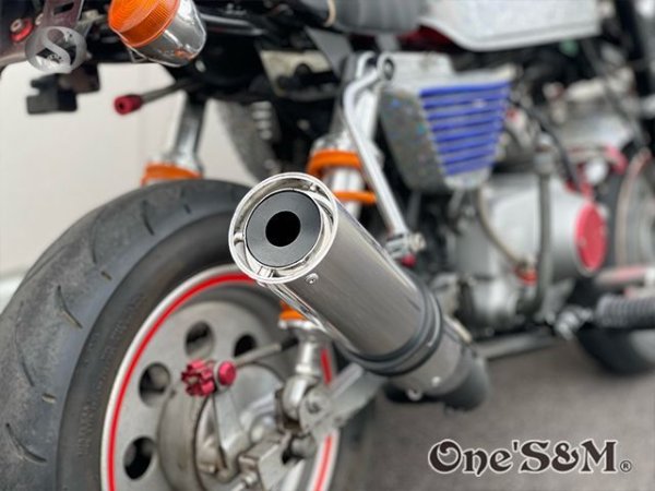 画像22: アウトレット ワンズ管 アルミサイレンサー インナーバッフル付き 50パイ ワルツ 悪奴 装着車対応 汎用 (22)