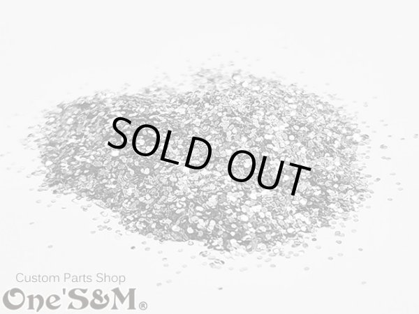 画像2: 【送料込み】高品質六角ラメ フレーク 50g カラー:シルバー 0.5mm (2)