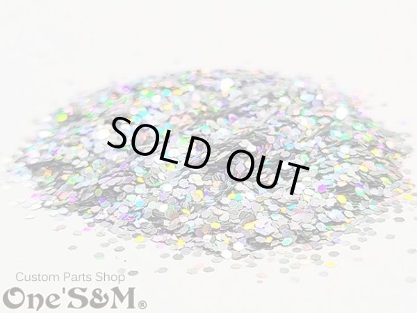 画像2: 【送料込み】高品質ラメ フレーク 50g 塗装 カラー：レインボー 1mm (2)