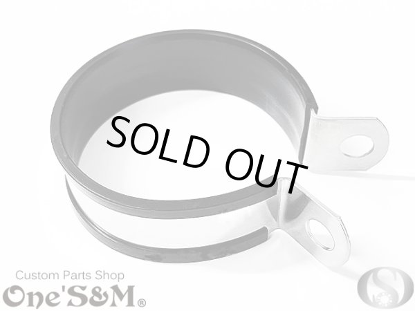 画像2: ステンレス マフラーサイレンサーバンド 70π対応 (2)