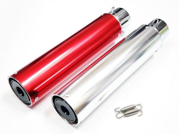 画像7: アウトレット ワンズ管 アルミサイレンサー インナーバッフル付き 50パイ ワルツ 悪奴 装着車対応 汎用 (7)