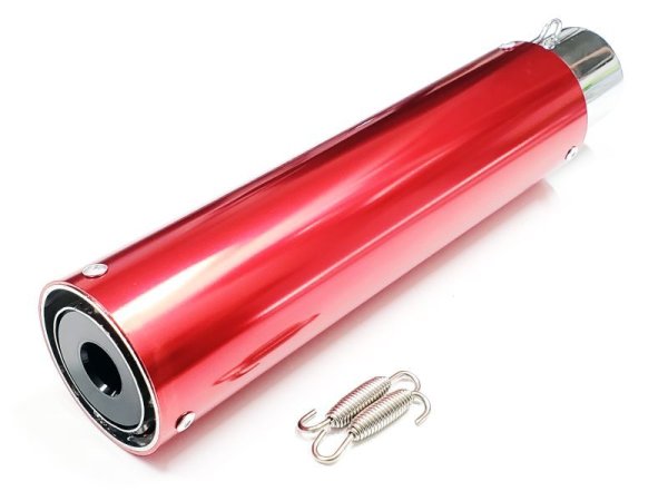 画像8: アウトレット ワンズ管 アルミサイレンサー インナーバッフル付き 50パイ ワルツ 悪奴 装着車対応 汎用 (8)